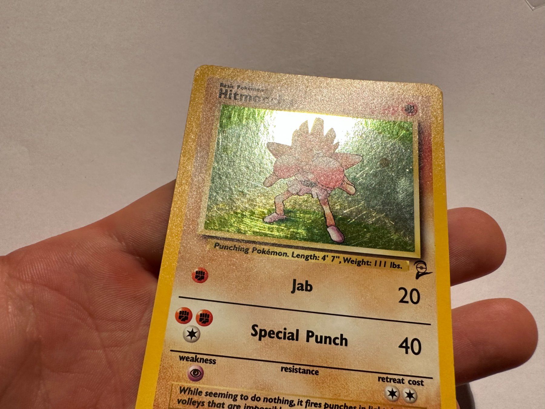 Pokémon Carte collezionabili: Hitmonchan holo Base 2 EN – Usato da Hagendorn venduto da Pokecollectorch 4