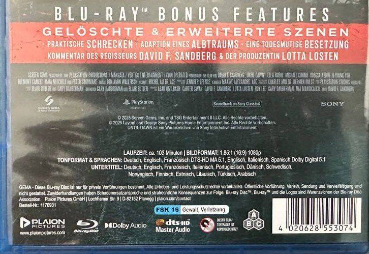 Tutti i DVDs: Until Dawn - Blu-ray - Horror - Top Zustand – Usato da Beringen venduto da Mantafisch1 2
