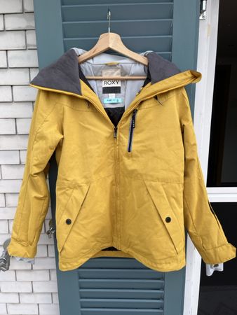 Roxy Skijacke Damen gelb DryFlight Kapuze Grösse S