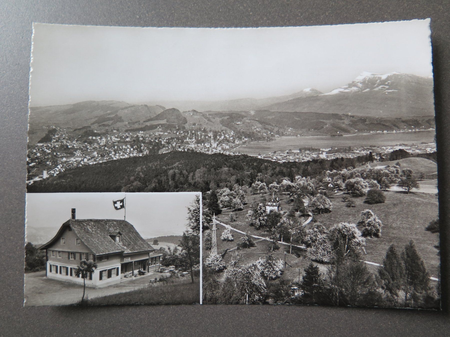 Ansichtskarten: KRIENS - RESTAURANT BAUERNHAUS SONNENBERG OB KRIENS – Gebraucht aus Wittenbach von lipasal