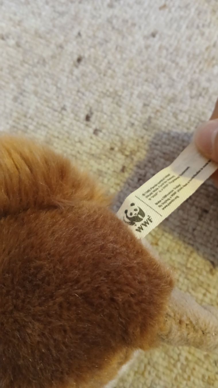 WWF Spielzeuge: Plüschtier Eichhörnchen, wie echt, von WWF – Neu (gemäss Beschreibung) aus Davos Monstein von Loiseleurea 3