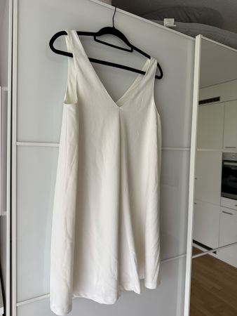 Elegantes Sommerkleid Weiss Gr. 38 von AMISU top erhalten ☀️