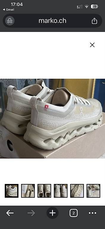 Chaussures femmes: On Cloudtilt Moon 38 come nueve  – D'occasion à Minusio par www_6ybt