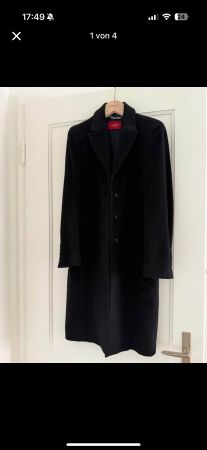 Mantel Burberry schwarz Grösse M (Wolle)