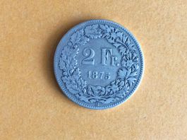 2 francs  1875 Jolie