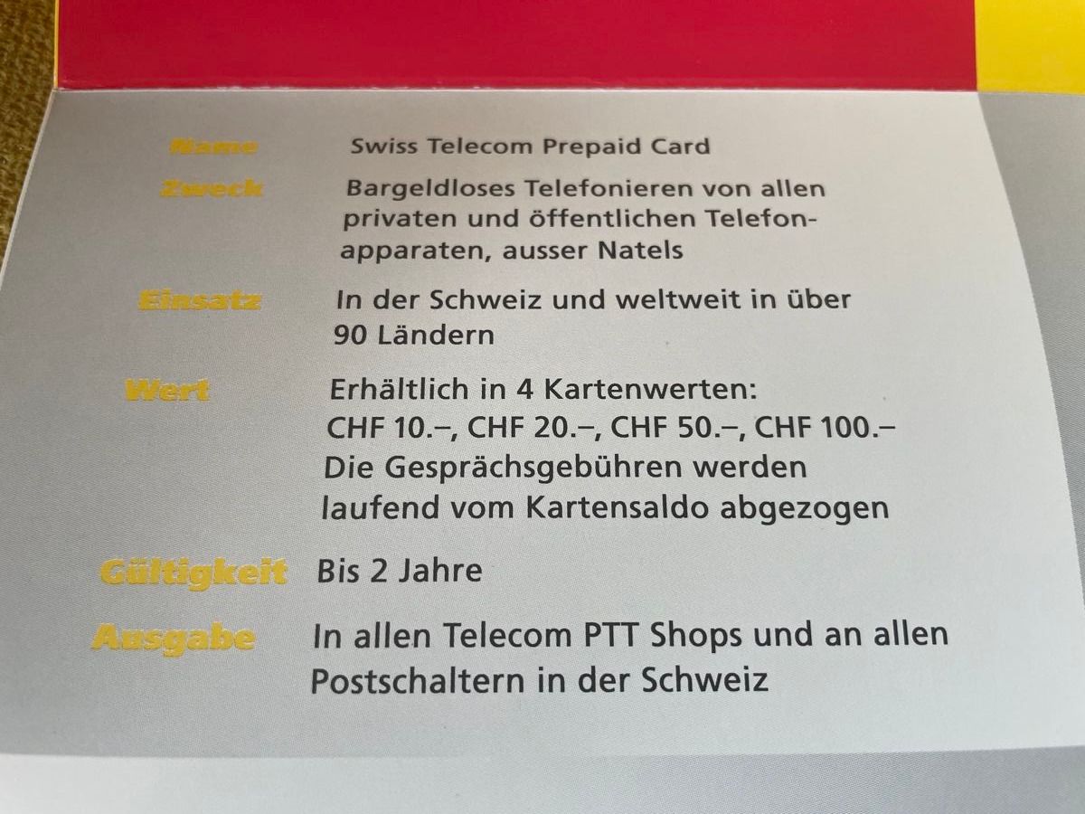 Swisscom Schede telefoniche: Sammlung international phone Card – Nuovo e nell'imballaggio originale da Schüpfen venduto da Schuepfen45 7