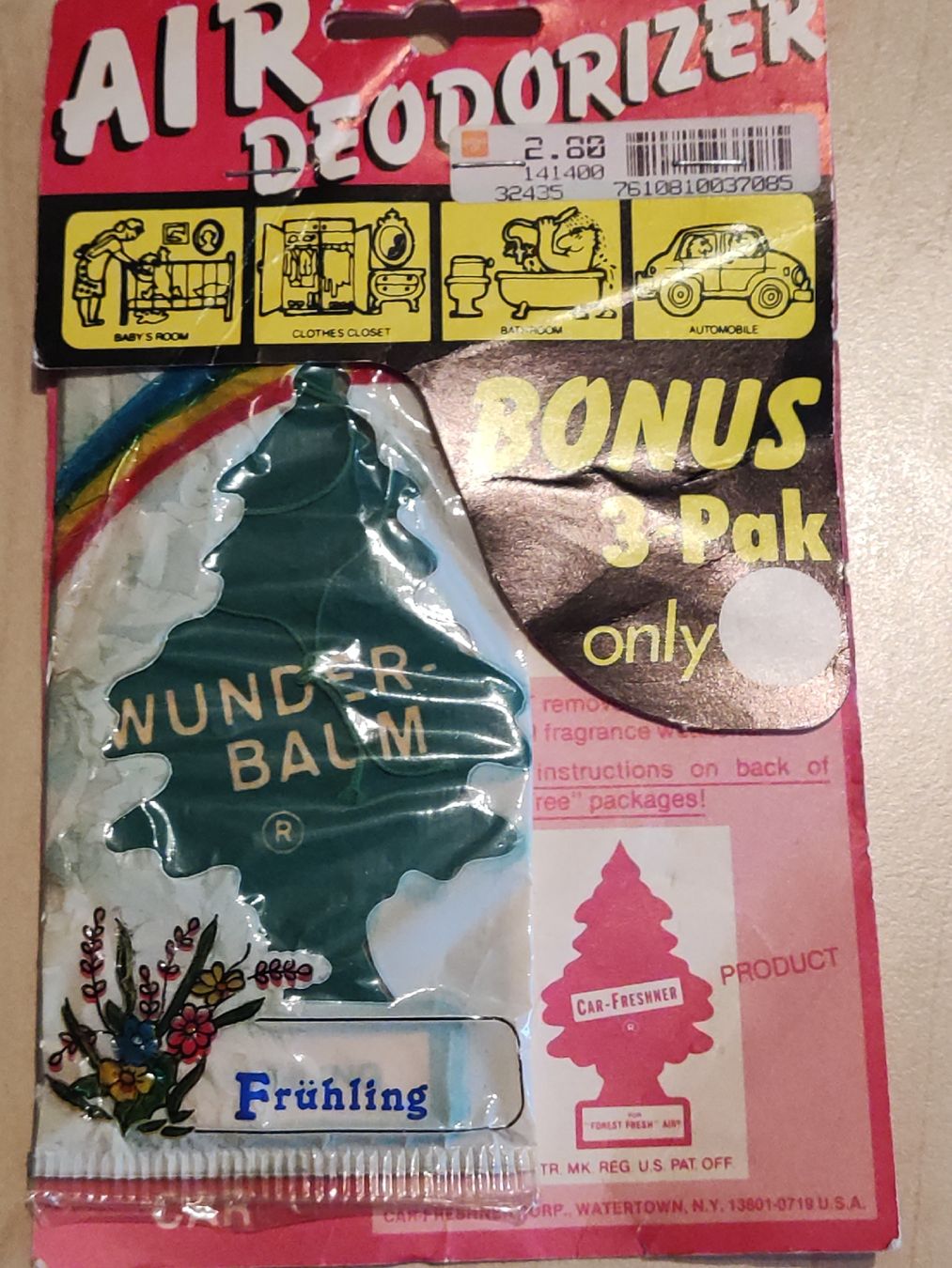 Bombes aérosol: Wunderbaum Duft im 3erPak. /. alt – Défectueux à Laufen par Sunjupite7 3