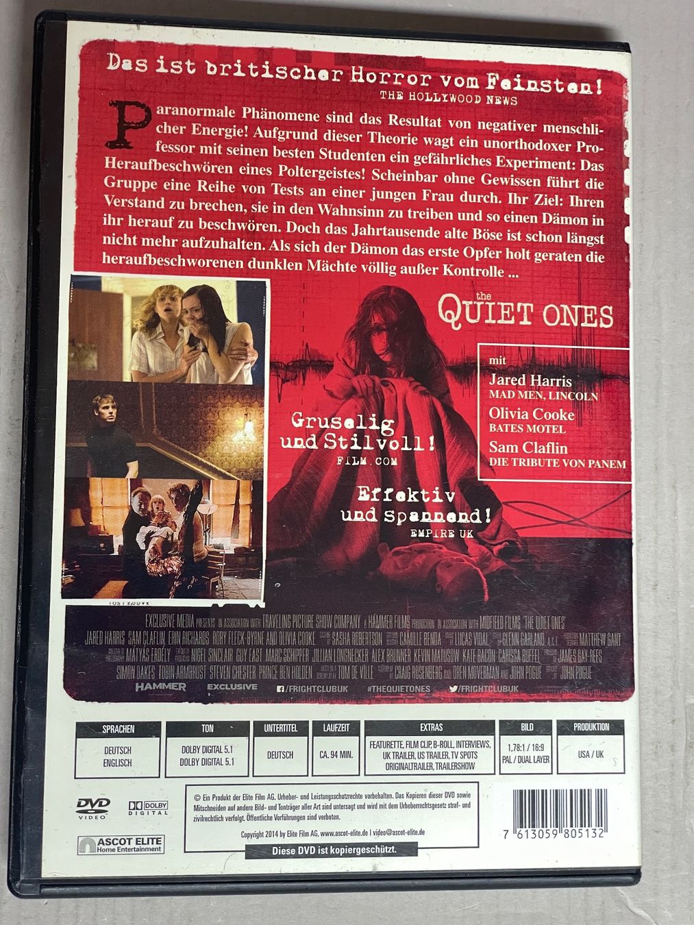 Alle DVDs: The Quiet Ones – Gebraucht aus Muri b. Bern von AdidasCollector 3