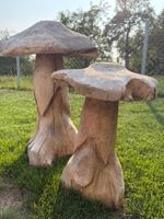 Deko Artikel Pilze aus Holz