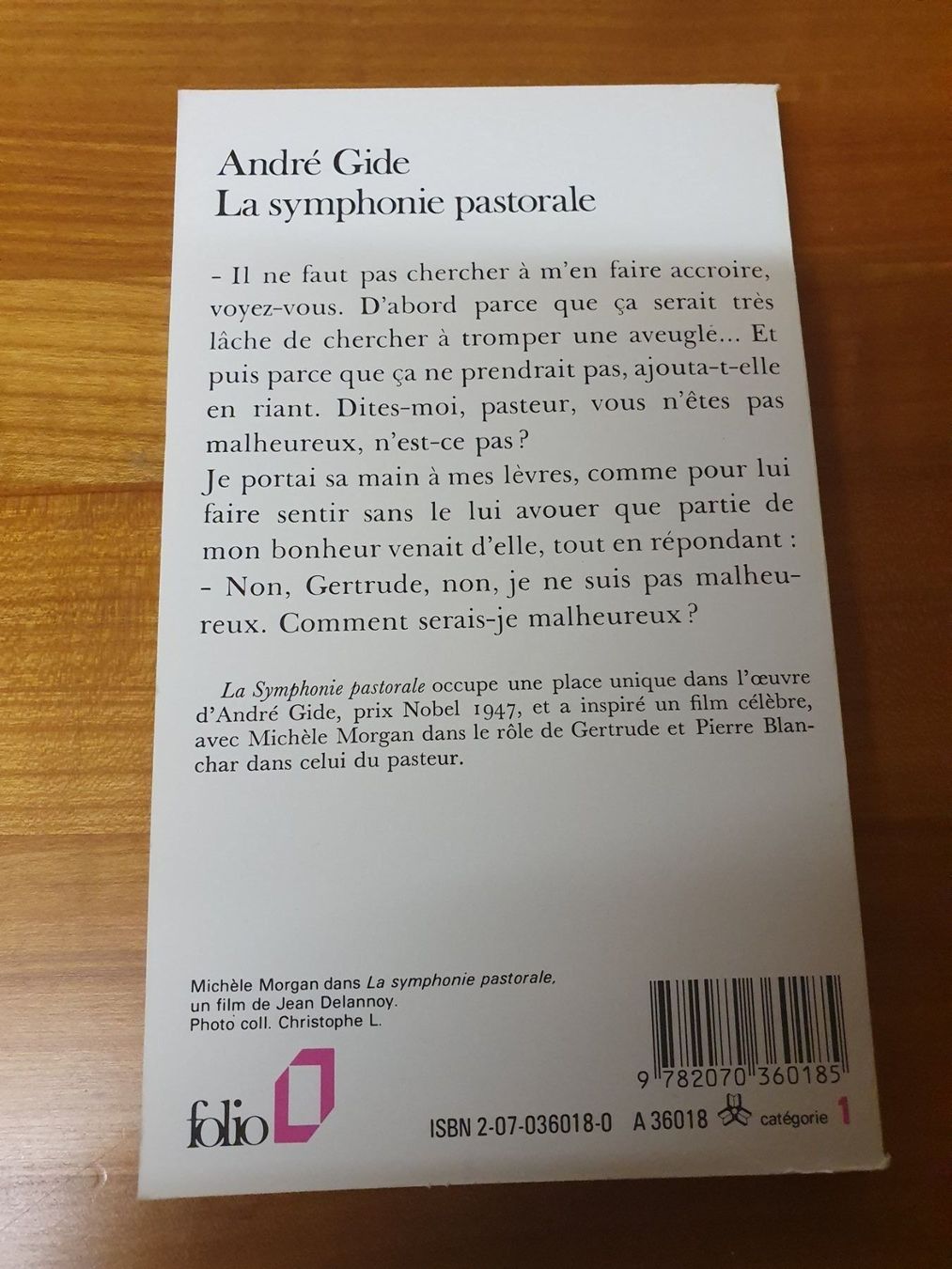 Livres: Gide- La symphonie pastorale – D'occasion à Oberdorf BL par BaldenEagle 1