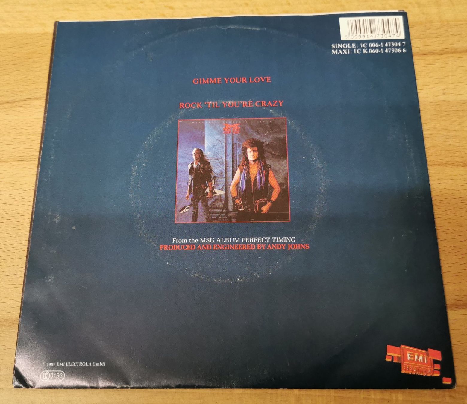 Dischi in vinile: MSG Gimme your love 7" Single Michael Schenker UFO Scorpions – Usato da Münchwilen TG venduto da Swb 1