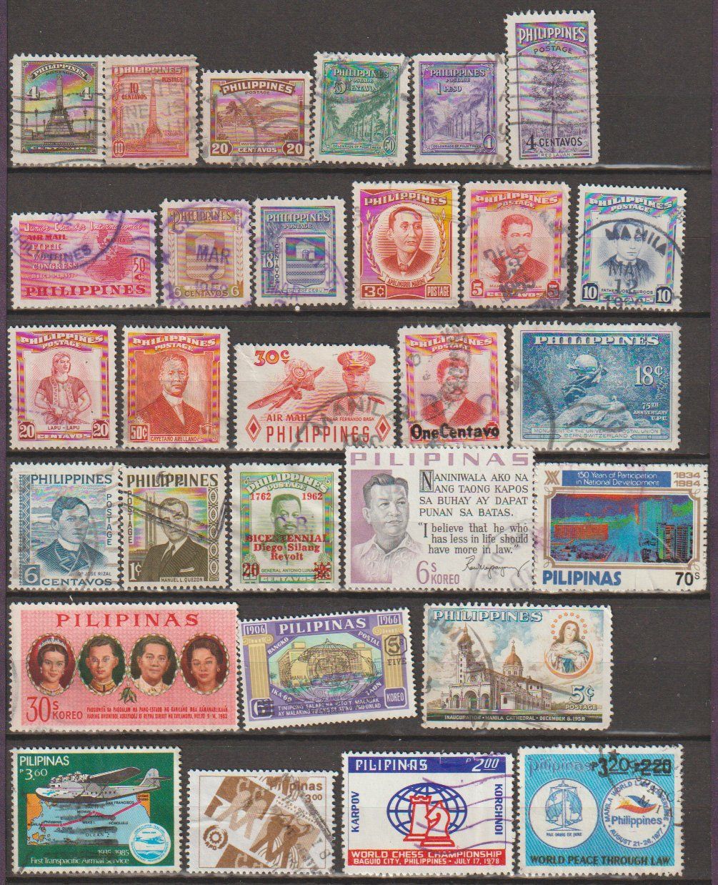 Alle Briefmarken: Philippines  collection 1960-1999 – Gebraucht aus Crans-Montana von kira56 1