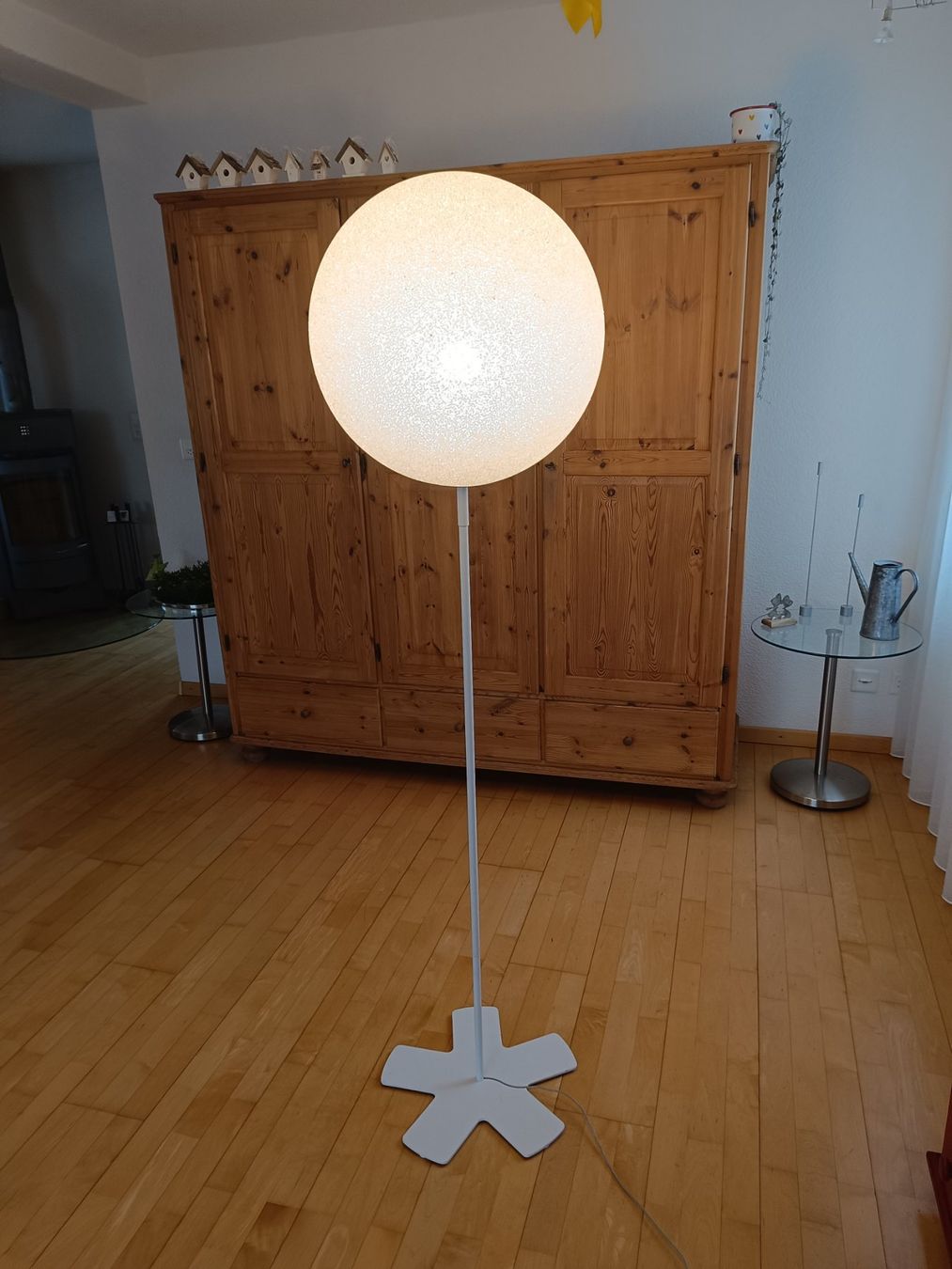 Lampen: Tolle Italienische Designer Stehleuchte "IceGlobe" – Gebraucht aus Schönenwerd von faktor33