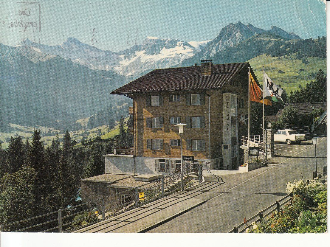 Cartoline postali: Adelboden Huldi 1971 – Usato da Bürglen TG venduto da StampGraf