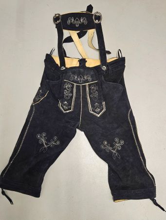 Oktoberfest-Trachtenoutfit (Hose, Weste, Hemd,Schuhe,Socken)