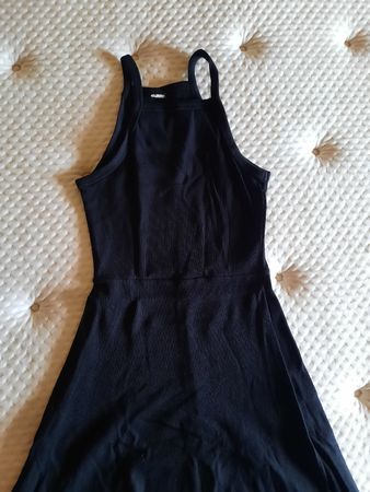 Das kleine schwarze Kleid 👗 ⚫️ gerippt Grösse S Top Zustand