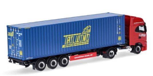 Herpa Modellautos: Iveco S-Way LNG Container Tailwind Herpa 1:87 – Neu und originalverpackt aus Luzern von aa43modelcars-Luzern 1