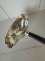 Edle Vintage Saucenkelle, versilbert mit Holzgriff, Top!