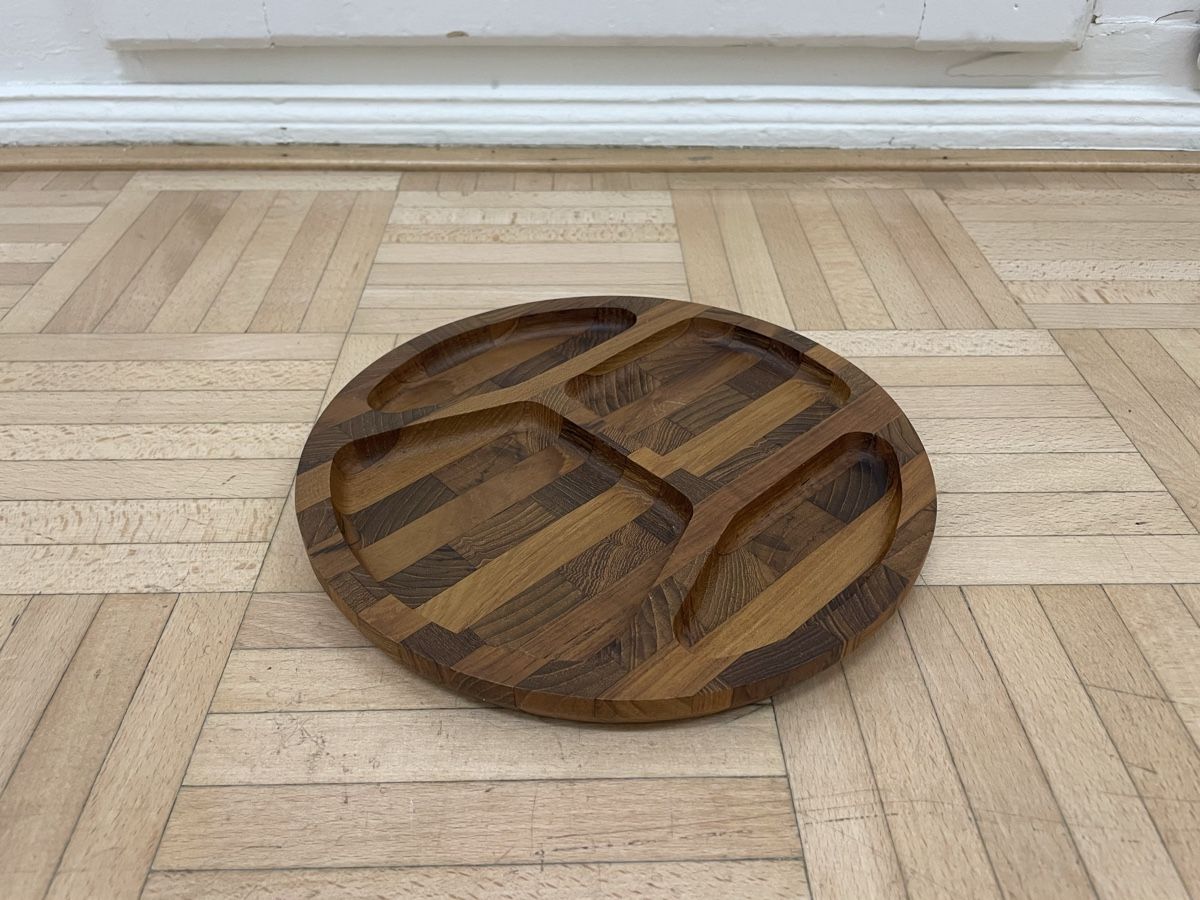 Piatti: 2x vintage Teak Schale mit Fächern Holzschale Teakschale – Usato da Zürich venduto da Vintagewiesel 5