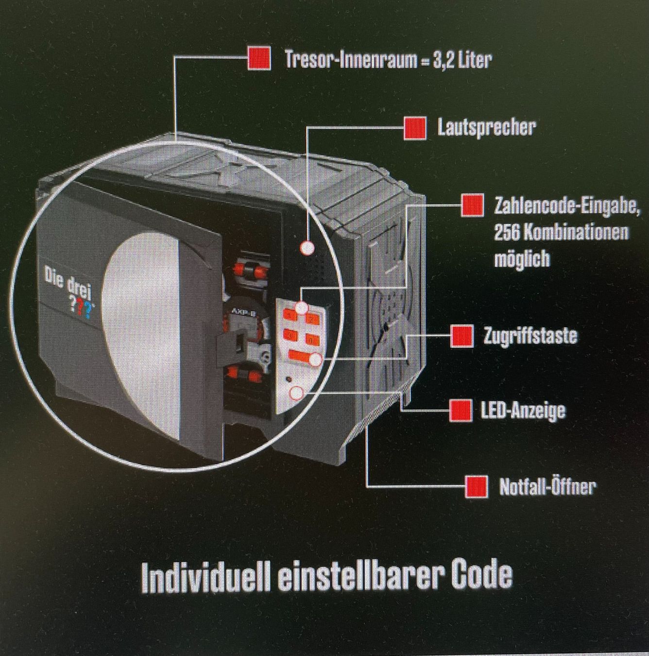 Casseforti: Digitaler Tresor, Die drei ??? – Usato da Rüschlikon venduto da user999 6
