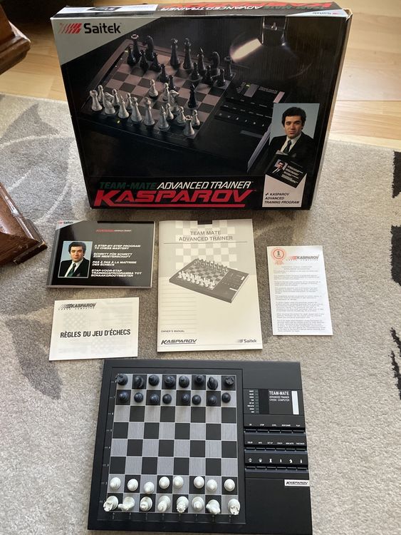JEU D'ÉCHEC ÉLECTRONIQUE / Chess Computer Saitek Kasparov Cougar – 1998