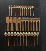 Goldenes Besteck-Set – 48-teilig – sehr guter Zustand