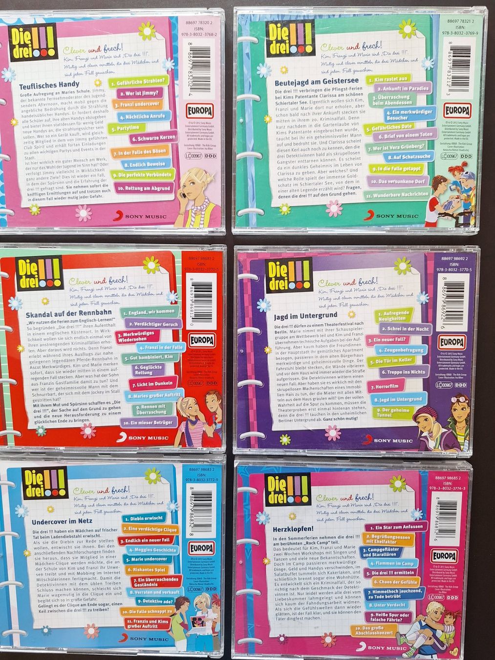 Audiolibri: Die drei !!! (6 CD's) – Usato da Andelfingen venduto da Rihanna9 1