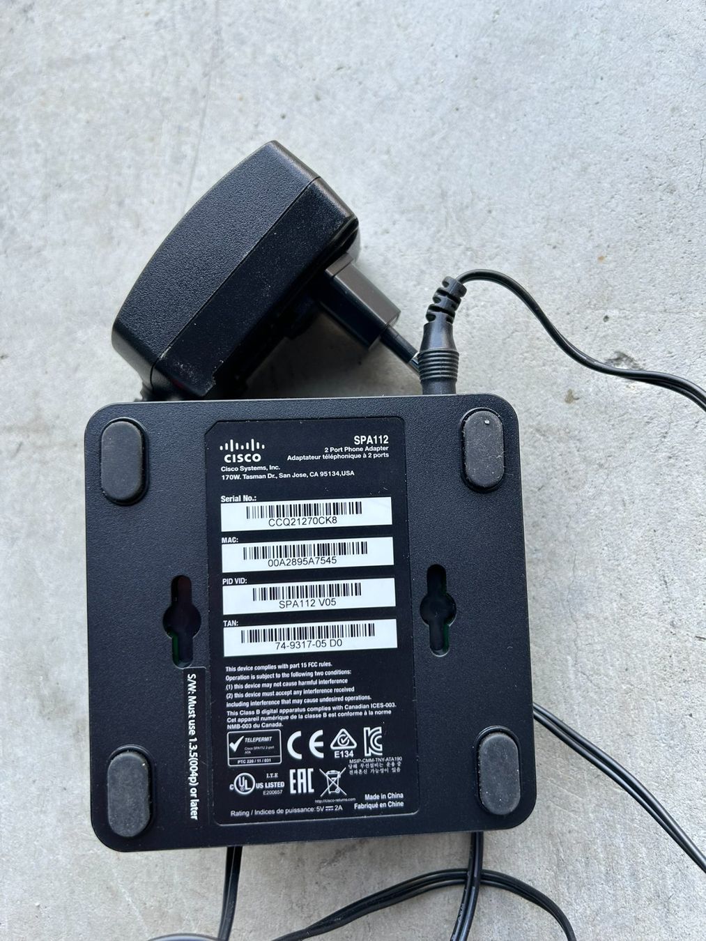Cisco Unità & Adattatore: Cisco Adapter ATA Box – Usato da Glis venduto da ict_jwz7 2