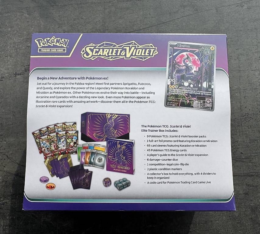 Pokémon Cartes à collectionner: Pokémon Scarlet & Violet ETB, 100% sealed – D'occasion à Biel-Bienne par Mwalther 3