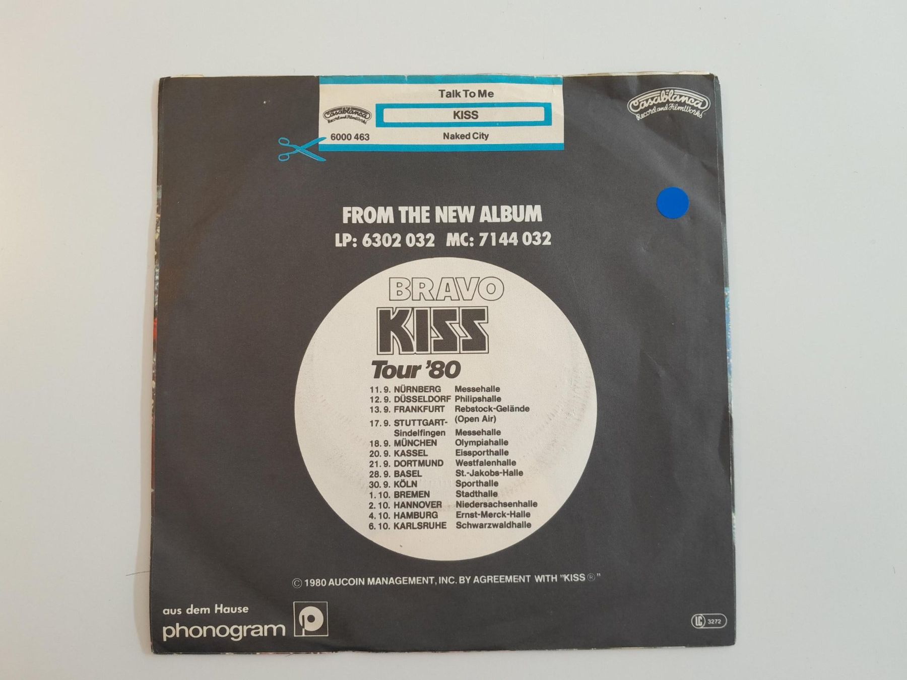 Schallplatten: Single / Vinly / Kiss - Talk to me – Gebraucht aus Männedorf von Bel-view 1