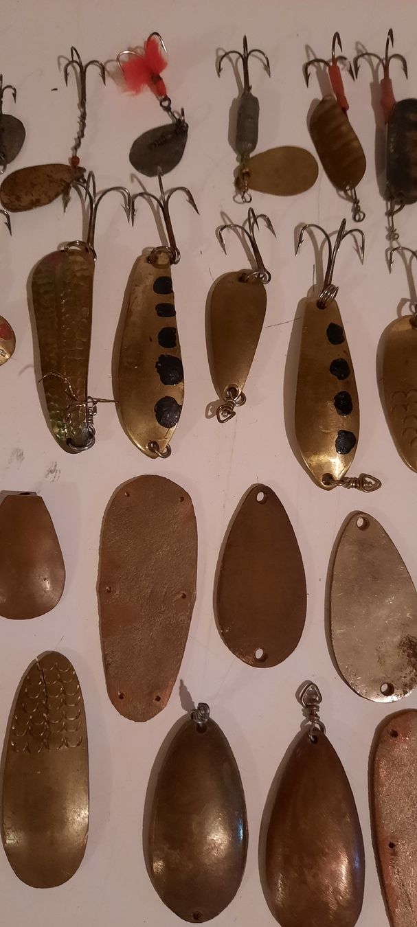 Appâts: cuillères anciennes  – D'occasion à Saules par fario03 3