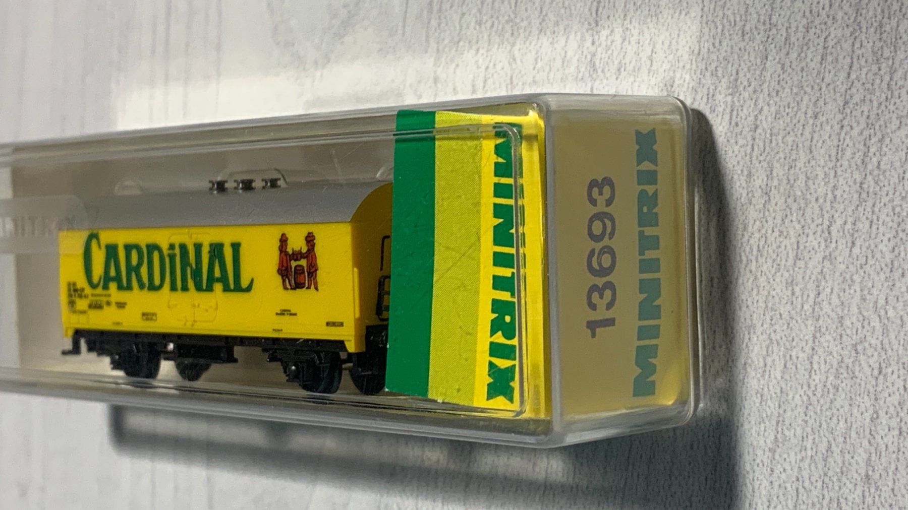 Trix Modellini di ferrovie: Minitrix 13693 Kühlwagen Bier Cardinal SBB – Nuovo (secondo la descrizione) da Unterengstringen venduto da Tobaz 5