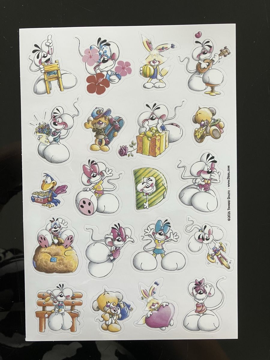 Sticker: Diddlstickerbogen Diddl is back – Nuovo (secondo la descrizione) da Bözberg venduto da Sape9192