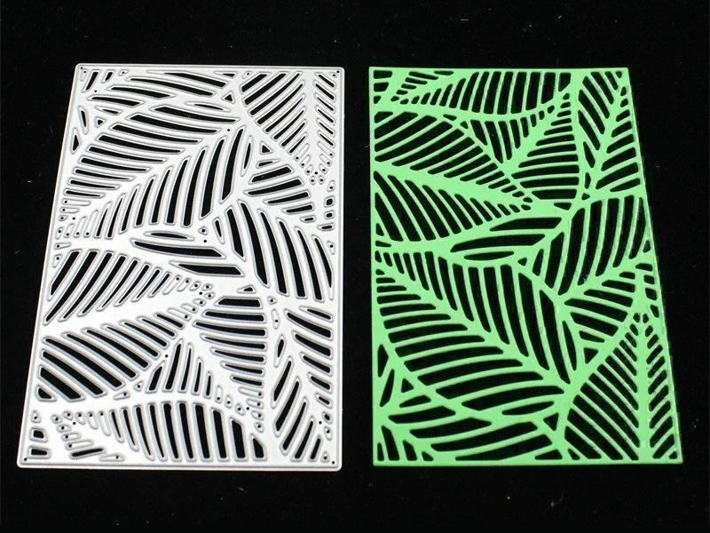 Sciablone: RAHMEN BLÄTTER GROSS STANZSCHABLONE – Nuovo e nell'imballaggio originale da Affoltern am Albis venduto da scrapbooking