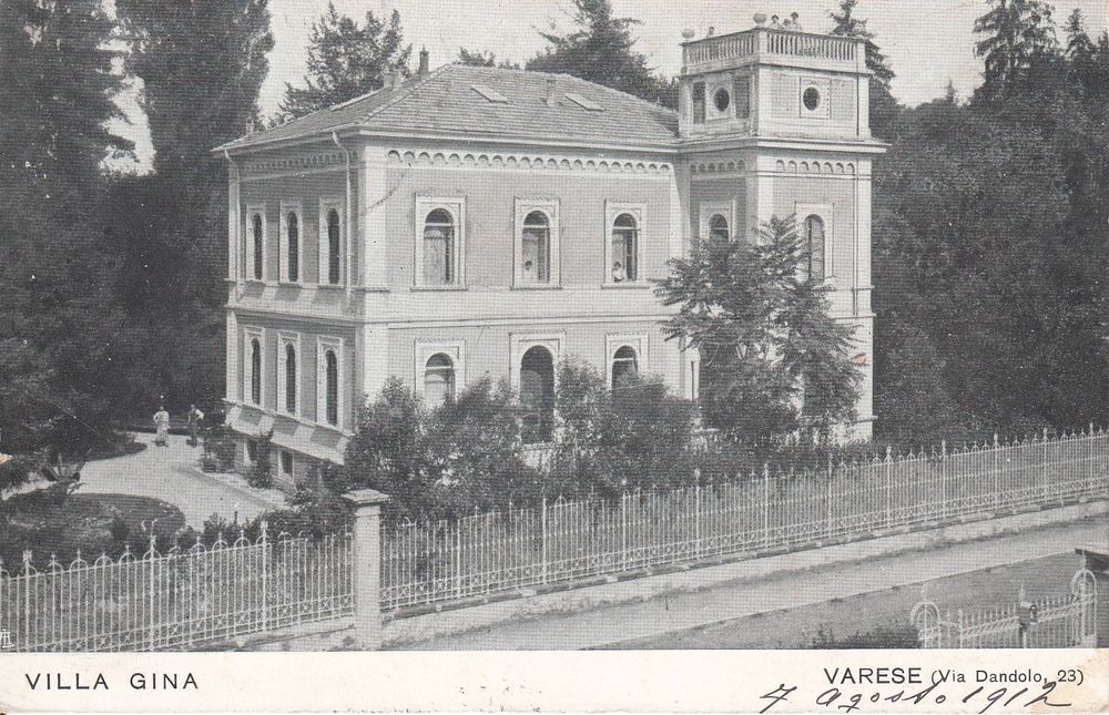 AK Varese Via Dandolo Villa Gina 1912 Kaufen auf Ricardo