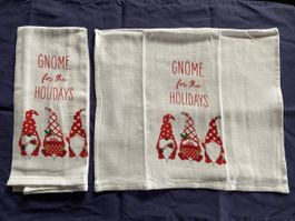 Gnome for the Holidays Towel 2x, Christmas, Festive Decor