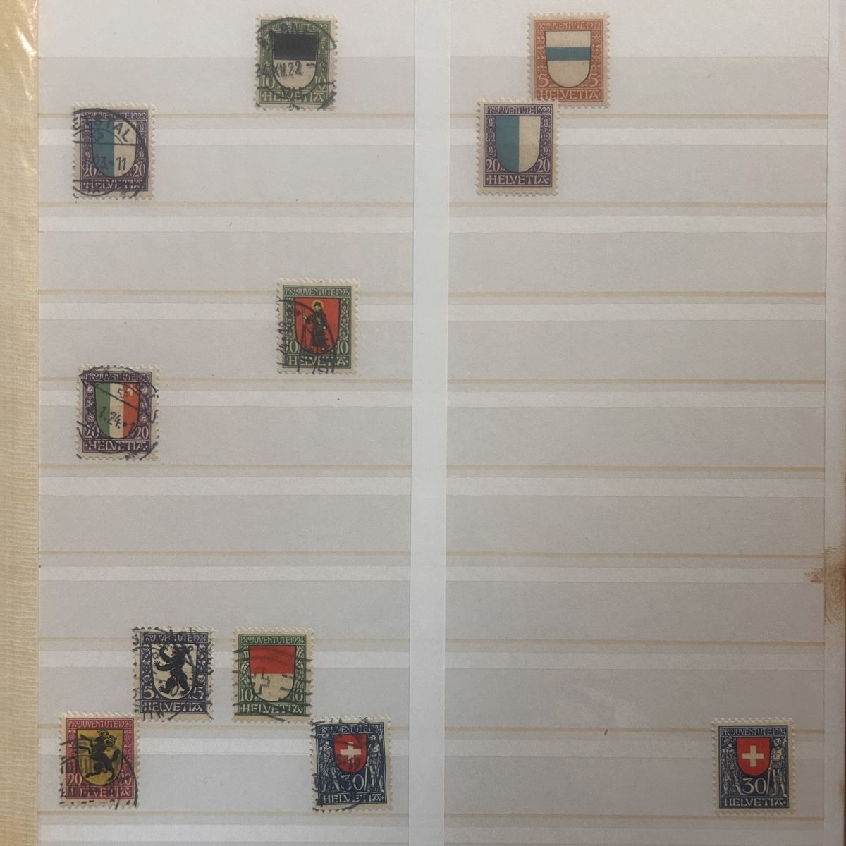 Tutti i francobolli: Briefmarken Sammlung gut erhalten, alte marken – Usato da Laufen venduto da belleskulptur 1