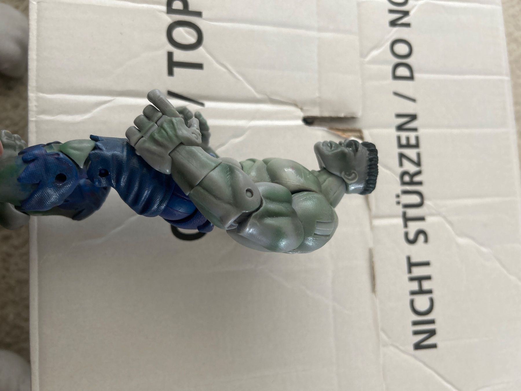 Marvel Statuette: Action Figur Grey Hulk. Toy Biz – Usato da Zürich venduto da Guti90 1