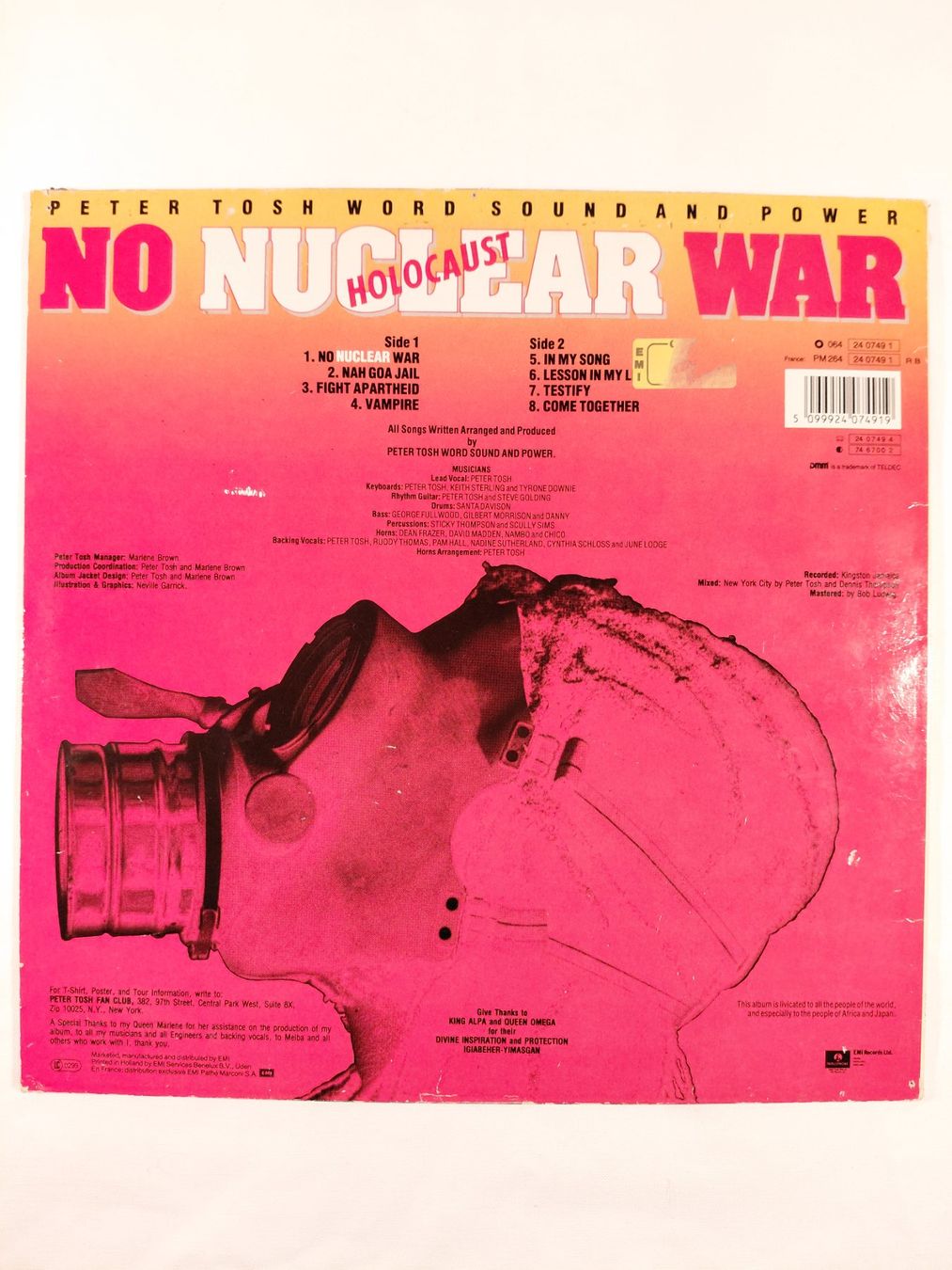 Schallplatten: Peter Tosh ‎– No Nuclear War – Gebraucht aus Winterthur von SilverFR 1