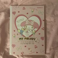 Sanrio My Melody Pink notebook / cahier