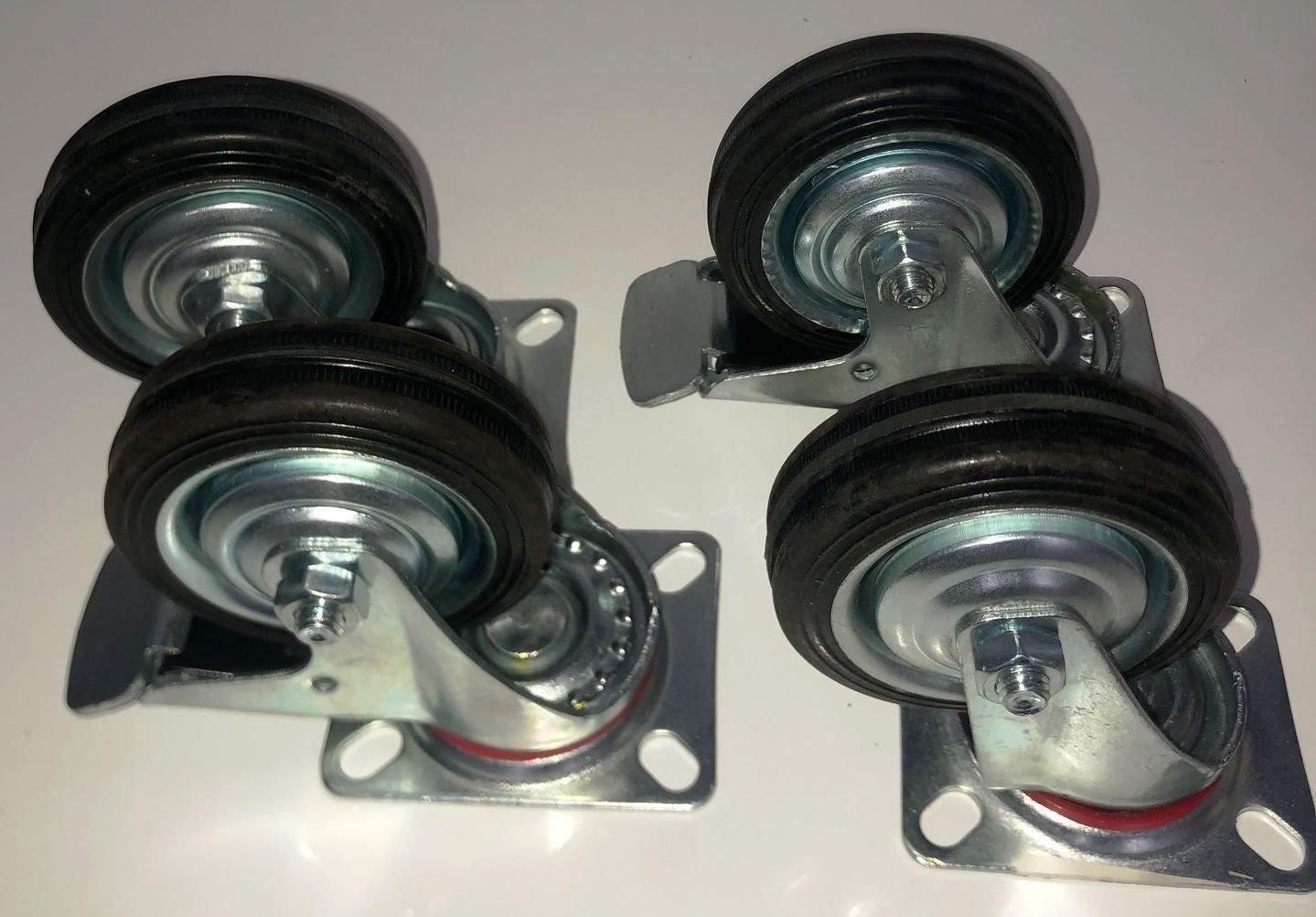 Altro per stoccaggio & trasporto: 4er Set Lenkrollen R.Ø 75, Breite 22mm – Nuovo e nell'imballaggio originale da St. Gallen venduto da schnaeppchen-preise