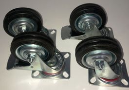 4er Set Lenkrollen R.Ø 75, Breite 22mm