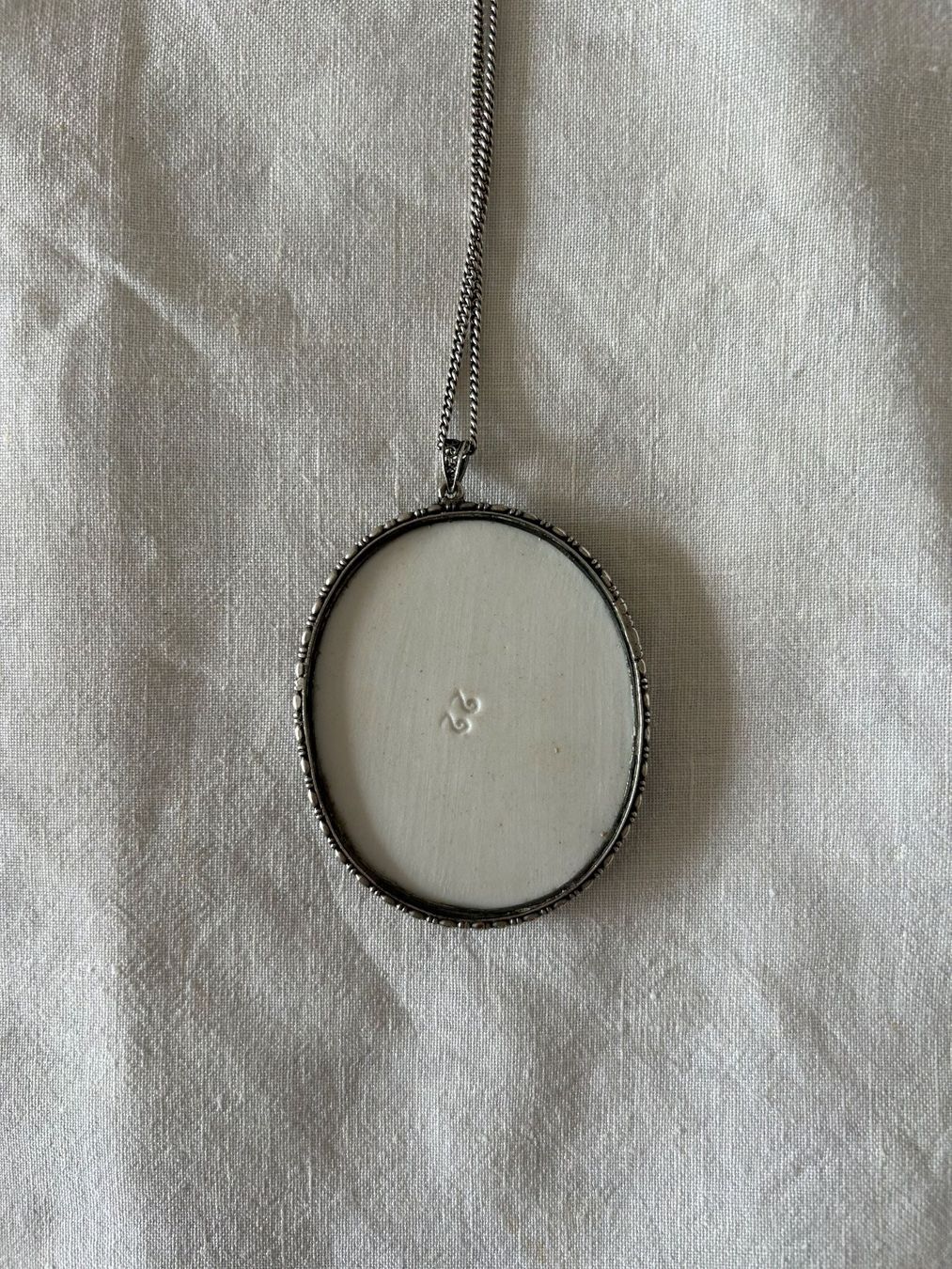 Catenine: collier avec pendentif en porcelaine - fleurs – Usato da Renens VD venduto da m27_y26 1