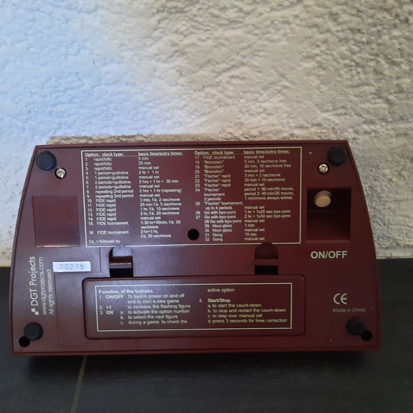 DGT Giochi: Schachuhr DGT 2000 – Usato da Niederbipp venduto da Brocki-Bude4704 1