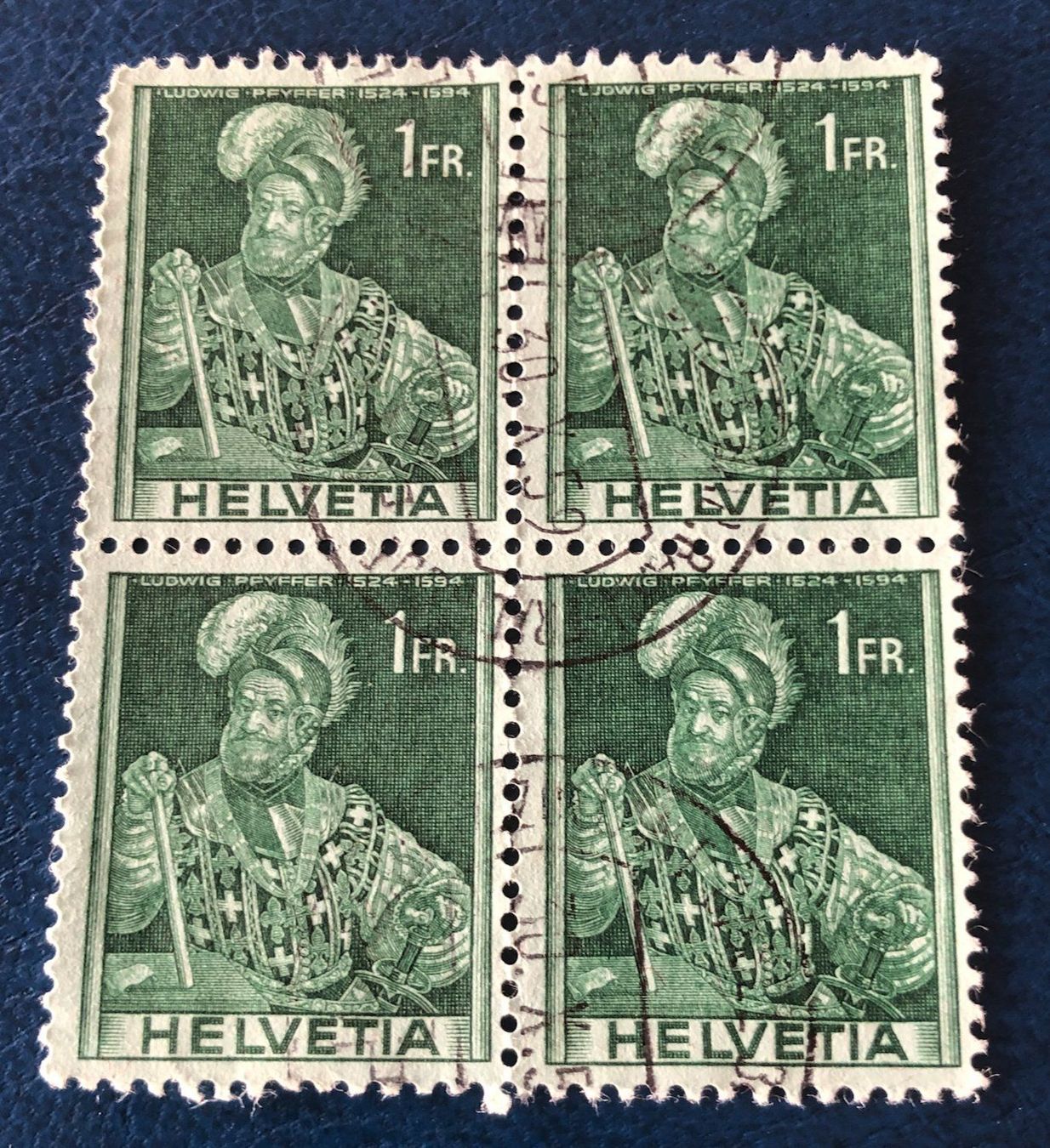 Tutti i francobolli: 4 er Block Nr.248 mit Vollstempel – Usato da Aarau venduto da Billa007