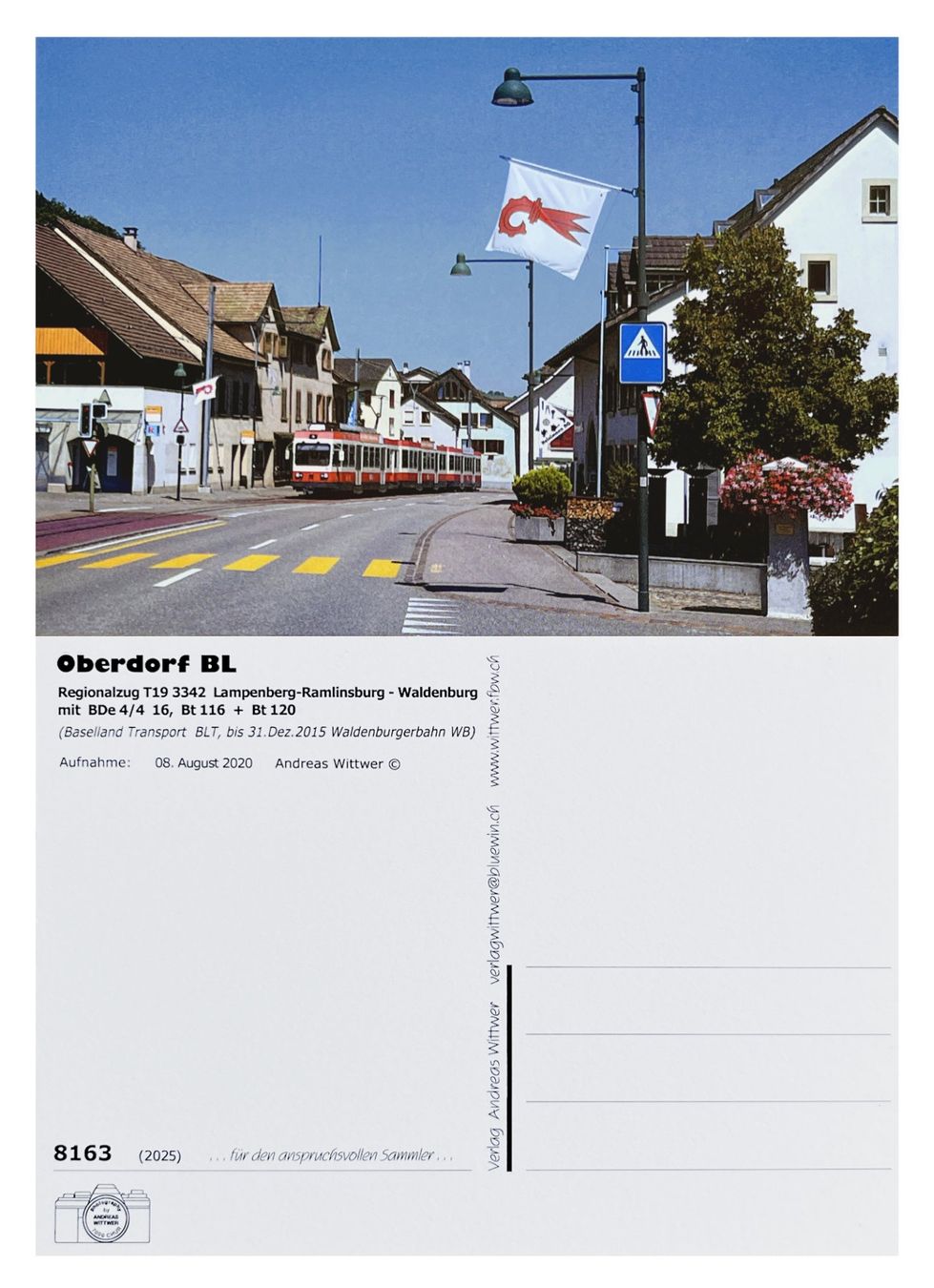 Cartoline postali: Oberdorf BL Waldenburg Baselland Basel Bahn WB / BLT BDe 4/4 – Nuovo (secondo la descrizione) da Bern venduto da AWiBe