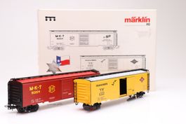 Märklin 4579 Texas Wagen- Set 2Box Cars, H0