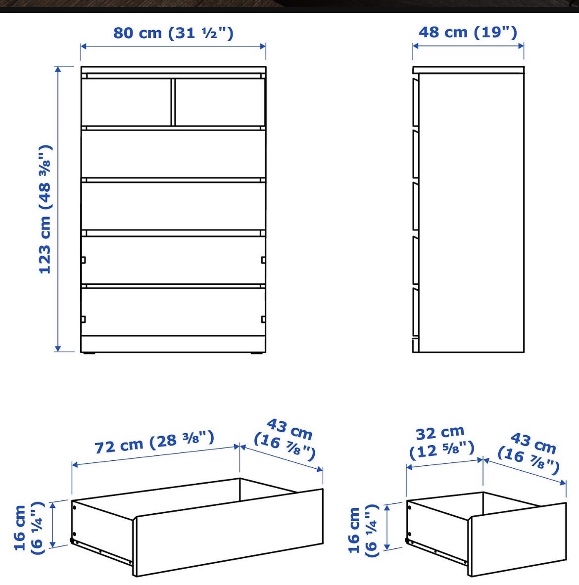 Kommoden: IKEA MALM Kommode dunkelbraun 6 Schubladen – Gebraucht aus Liebefeld von neuronixe 9