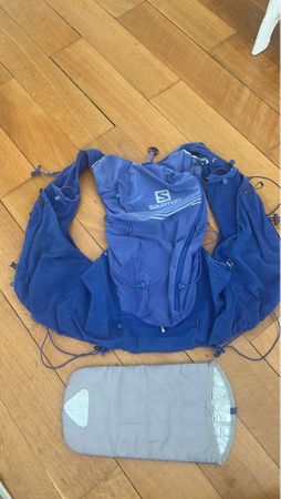 Salomon running vest blue used condition