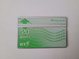 Telefonkarte England BT